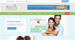 Desktop Screenshot of americanpregnancy.org